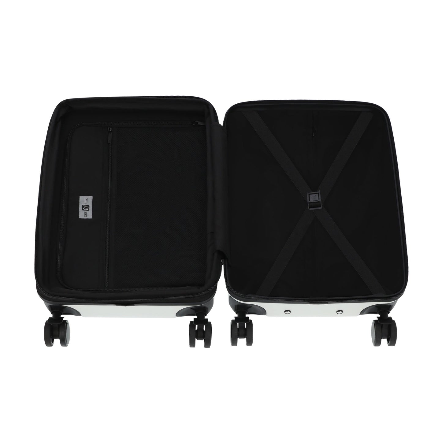 Jack Skellington Face 22.5" Black Carry-On Suitcase Luggage - Stiles Supply Co.