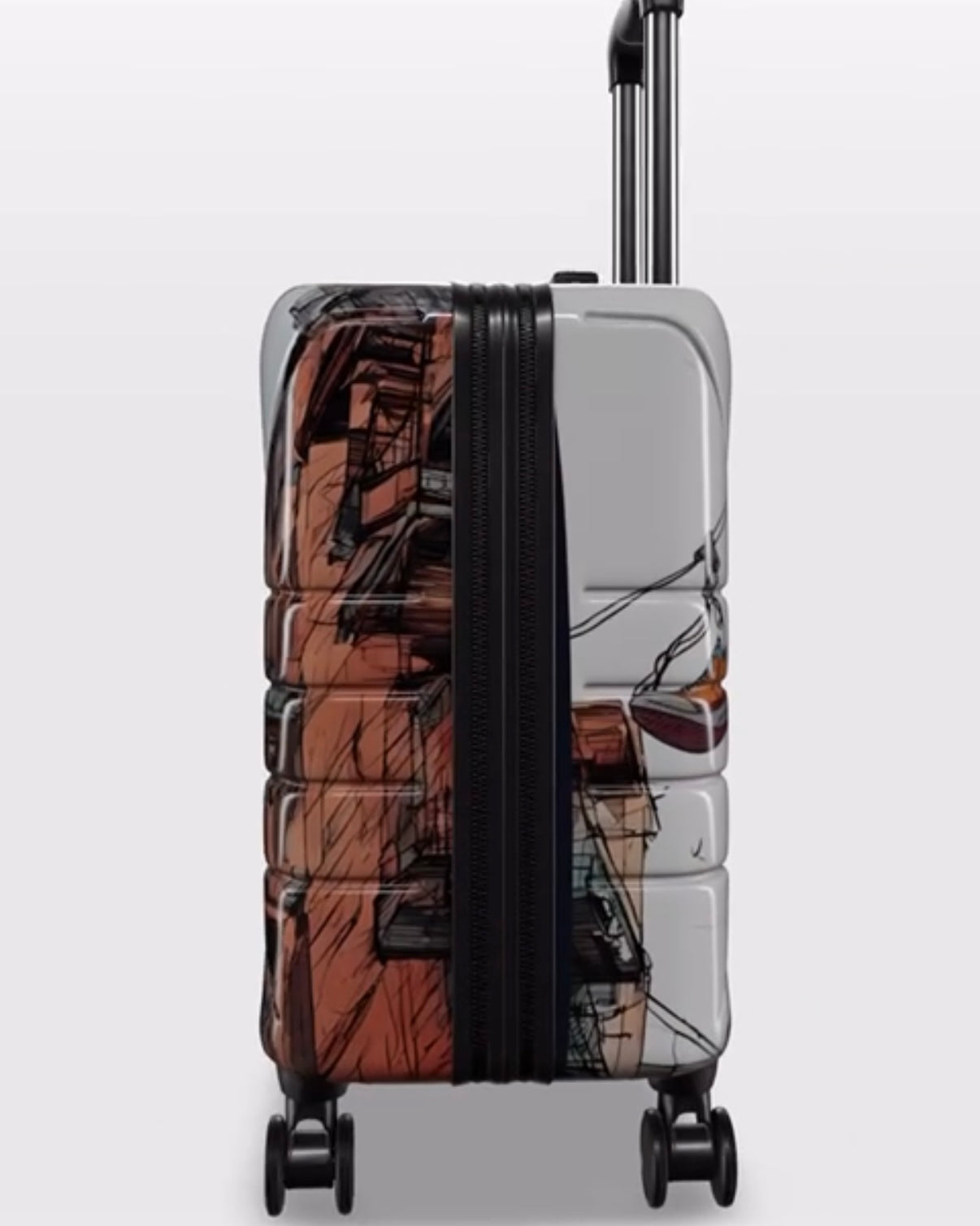 Stiles Supply Co. X Bugatti Old Kicks Carry-On Luggage