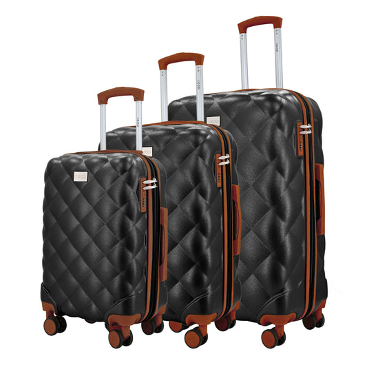Mirage IZOD Fit Lightweight ABS Hard Shell Luggage Set - 3-Piece - Stiles Supply Co.
