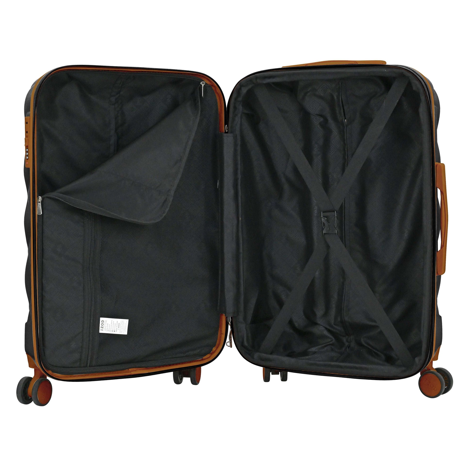 Mirage IZOD Fit Lightweight ABS Hard Shell Luggage Set - 3-Piece - Stiles Supply Co.