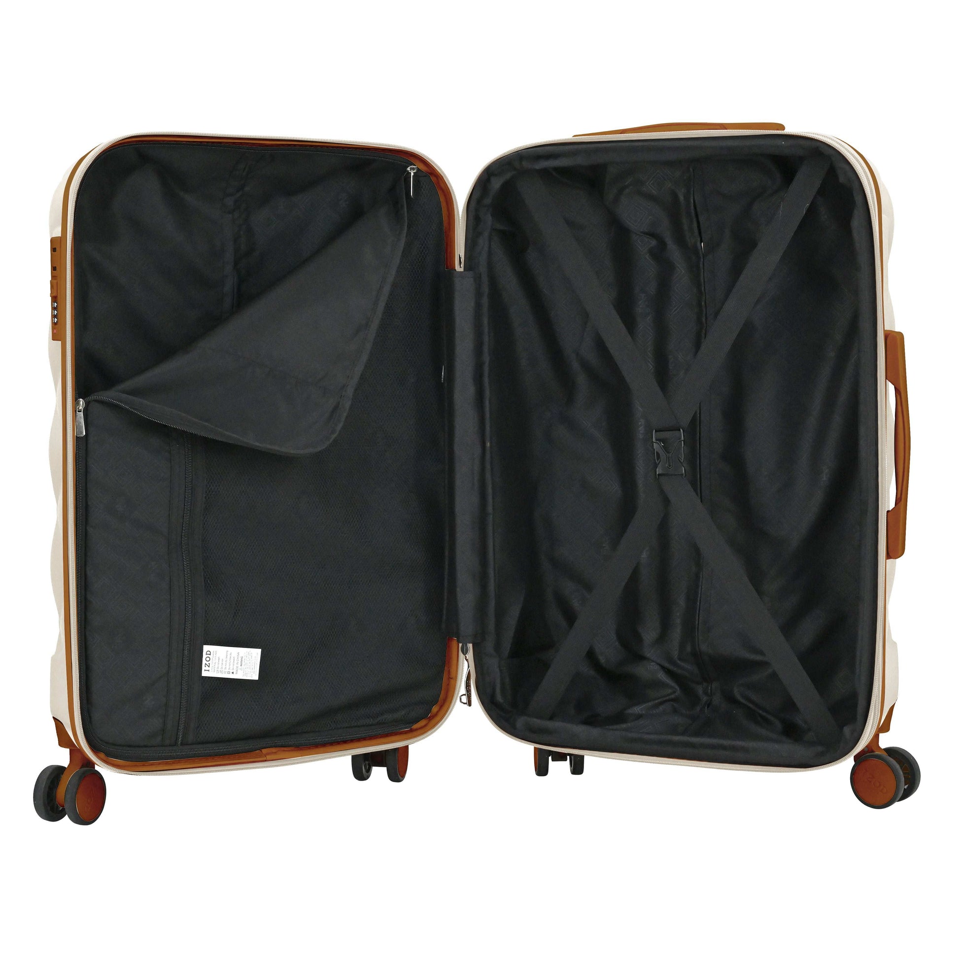 Mirage IZOD Fit Lightweight ABS Hard Shell Luggage Set - 3-Piece - Stiles Supply Co.