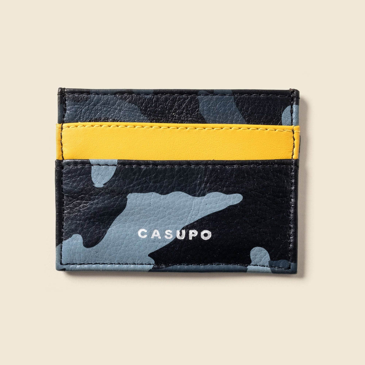 CASUPO Slim Card Holder Wallet - Blue Camo