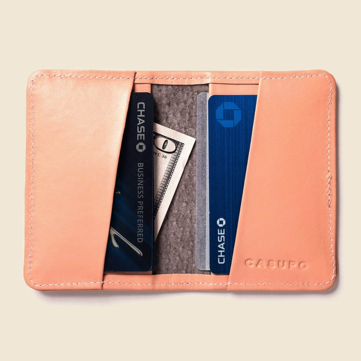 CASUPO Compact Bifold with RFID Protection - Soft Pink