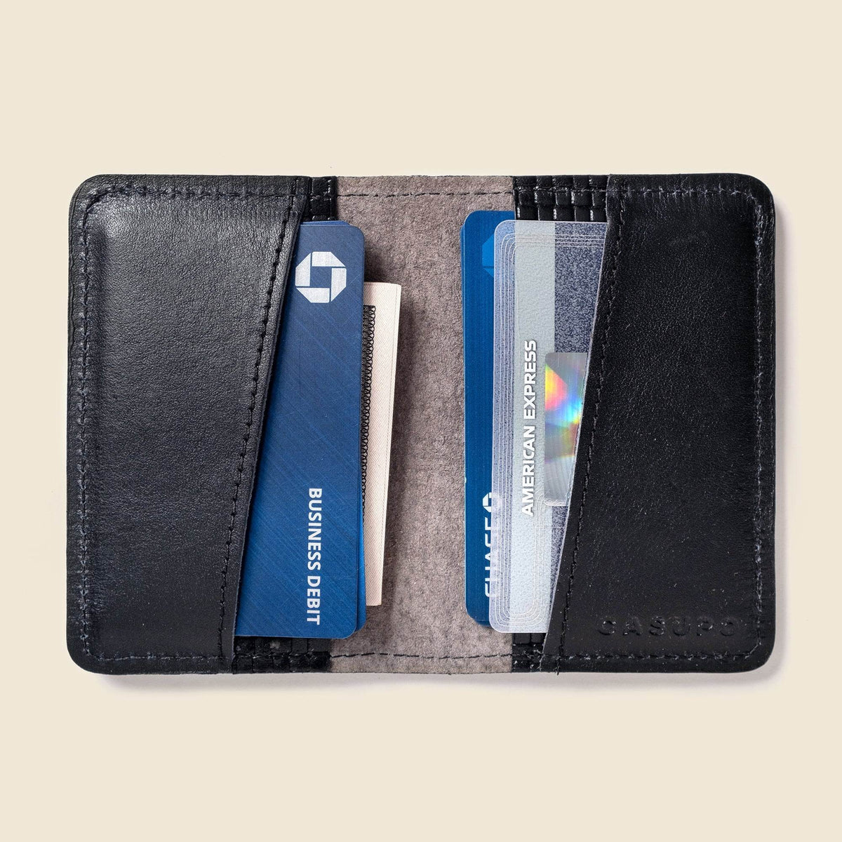 CASUPO Compact Bifold with RFID Protection - Black Limited Edition