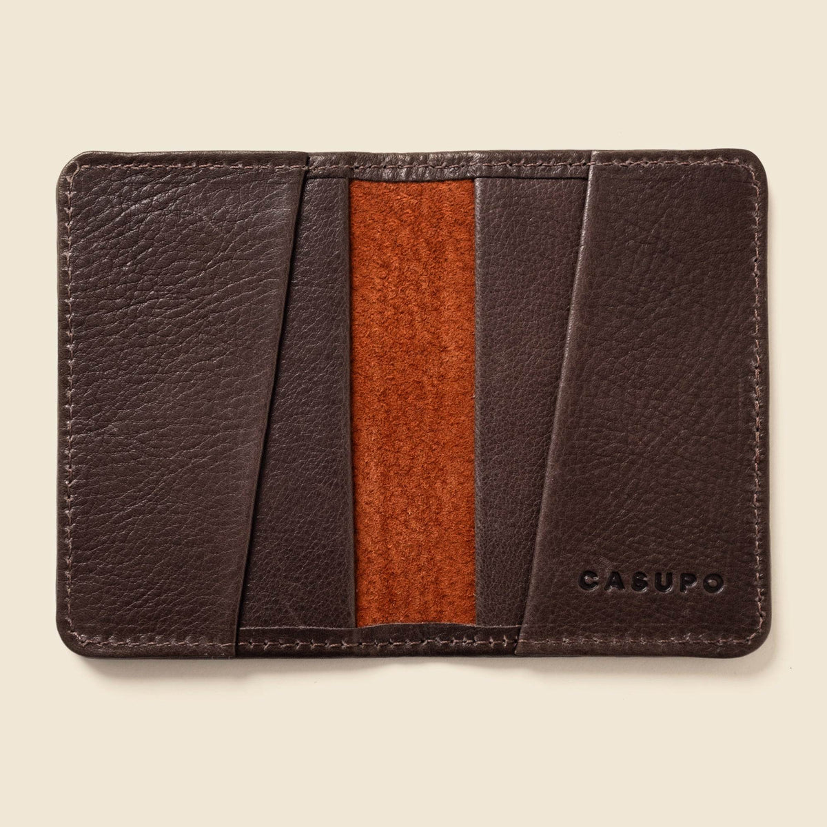 CASUPO Compact Bifold with RFID Protection - Brown