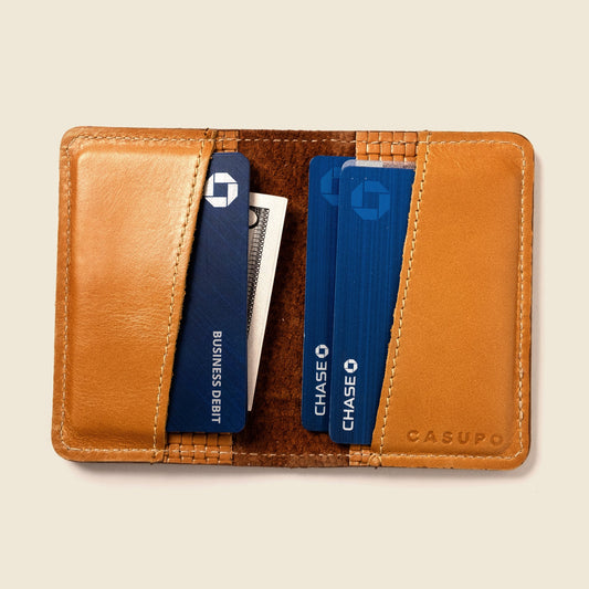 CASUPO Compact Bifold with RFID Protection - Tan Limited Edition