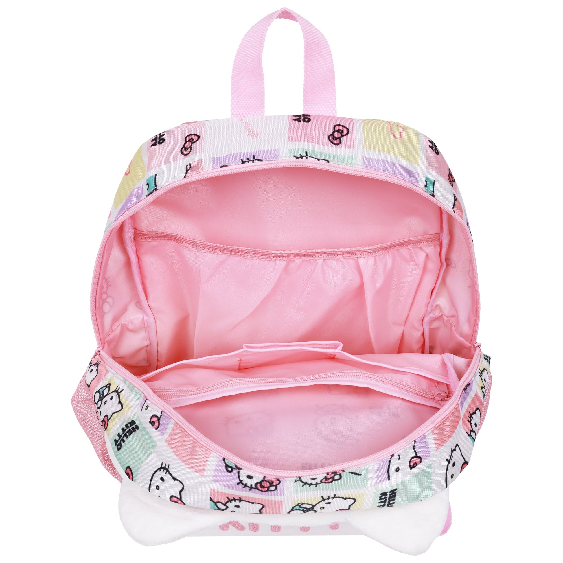 Hello Kitty Plush Face Backpack with 3D Bow - Stiles Supply Co.
