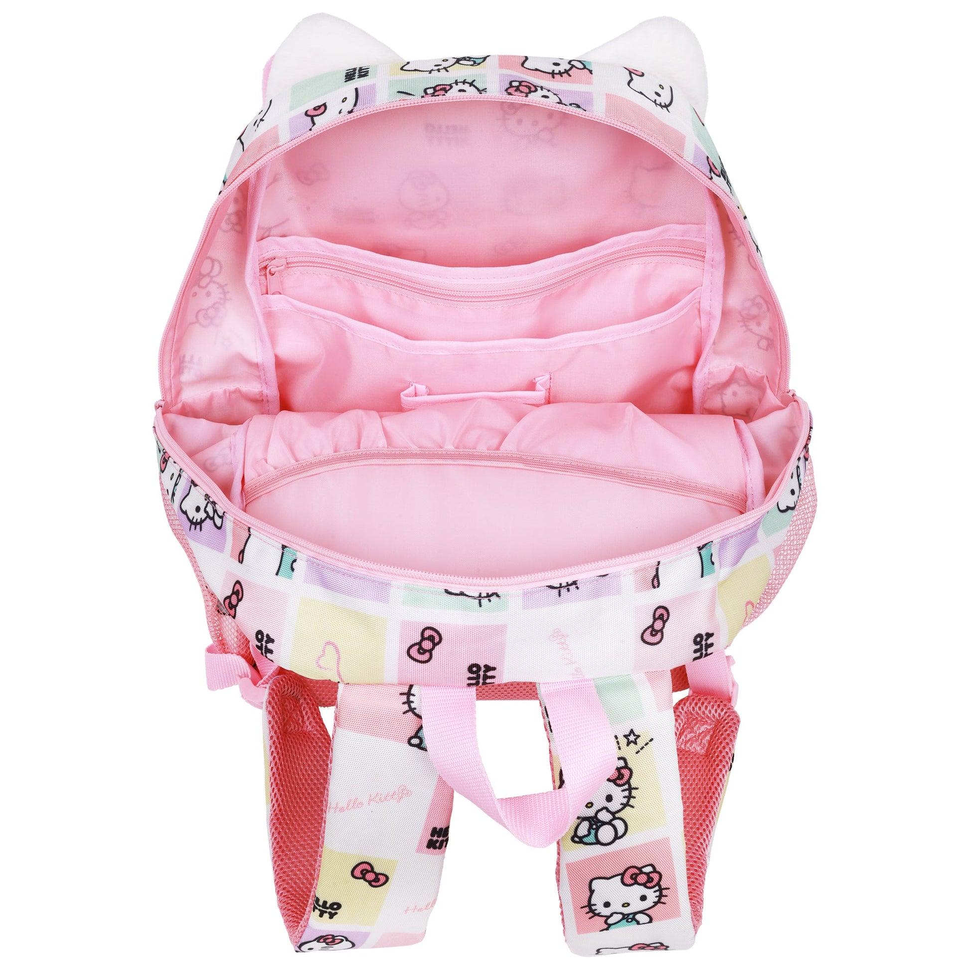 Hello Kitty Plush Face Backpack with 3D Bow - Stiles Supply Co.