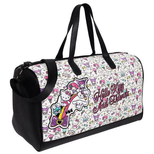 Ful Sanrio Hello Kitty and Friends “Sugar Rush” Black & White Weekender Duffel