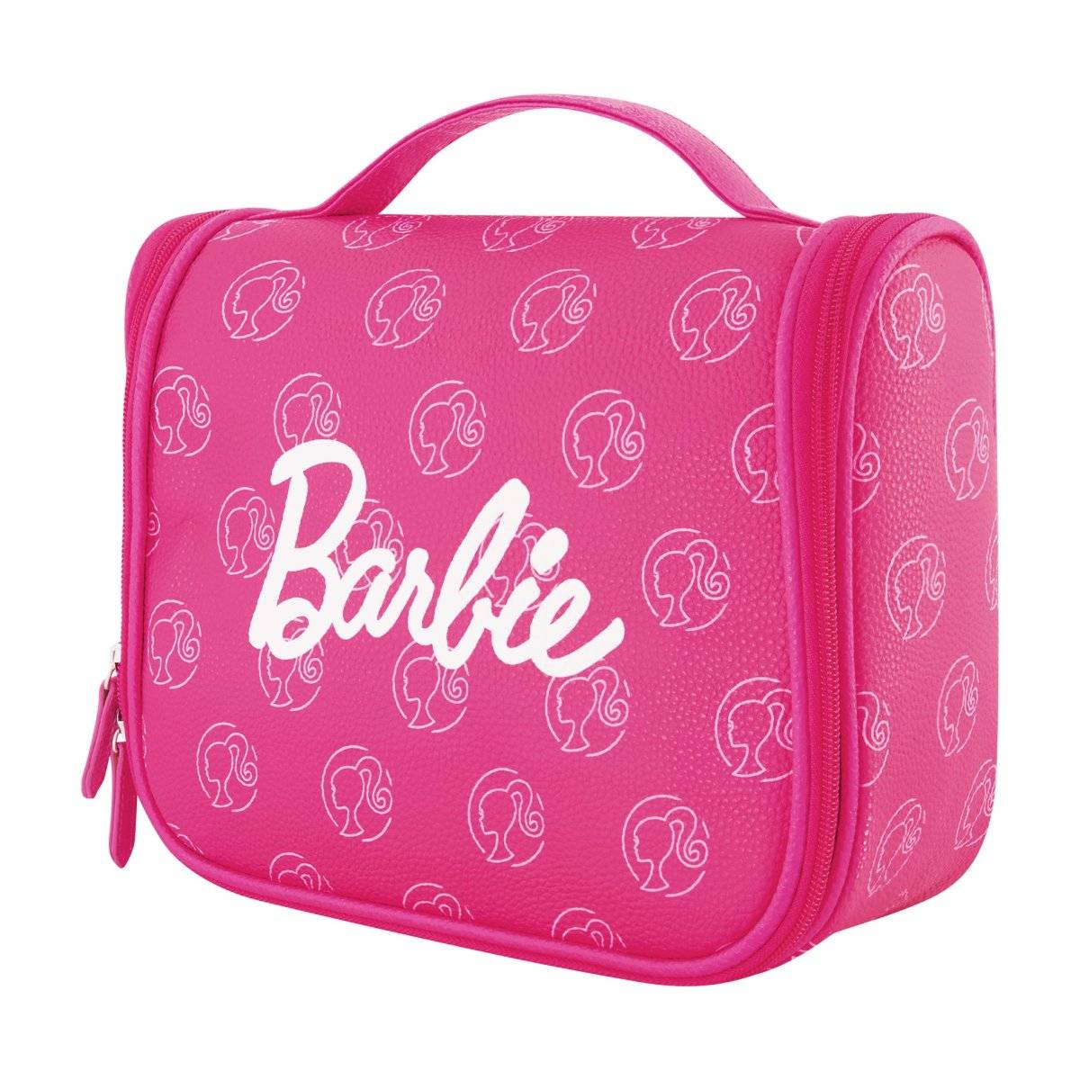 Barbie™ Cosmetic Bag with All-Over Logo Pattern - Stiles Supply Co.