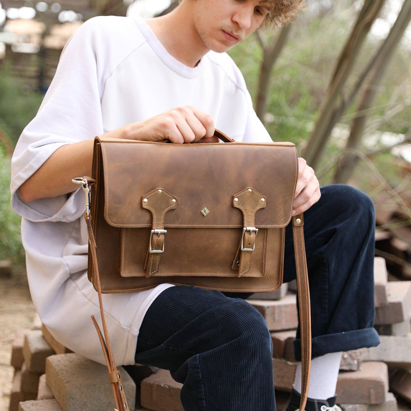 Lifetime Leather Co. Messenger Bag - Stiles Supply Co.