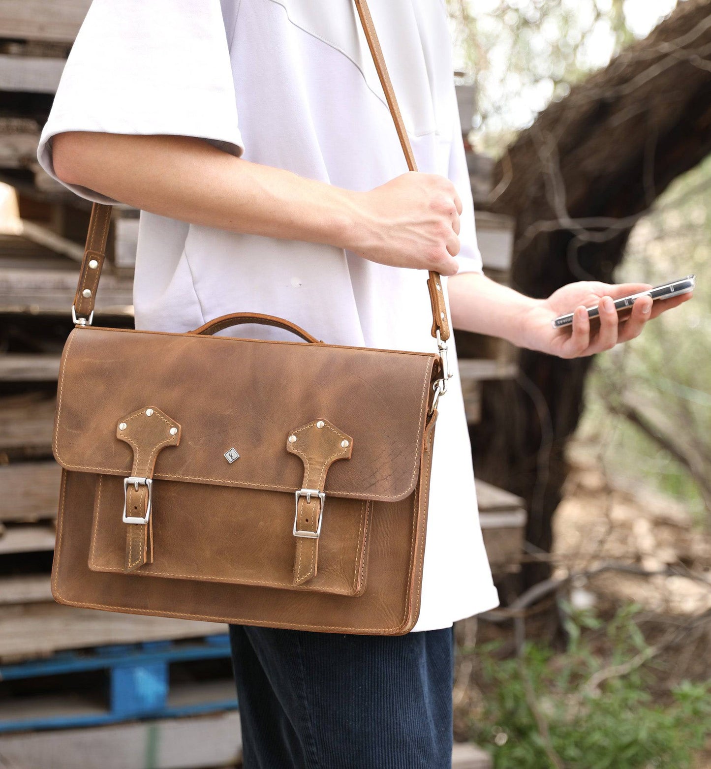Lifetime Leather Co. Messenger Bag - Stiles Supply Co.