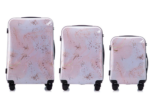 Mirage Fairy Hard Shell Lightweight 3-Piece Luggage Set - Stiles Supply Co.
