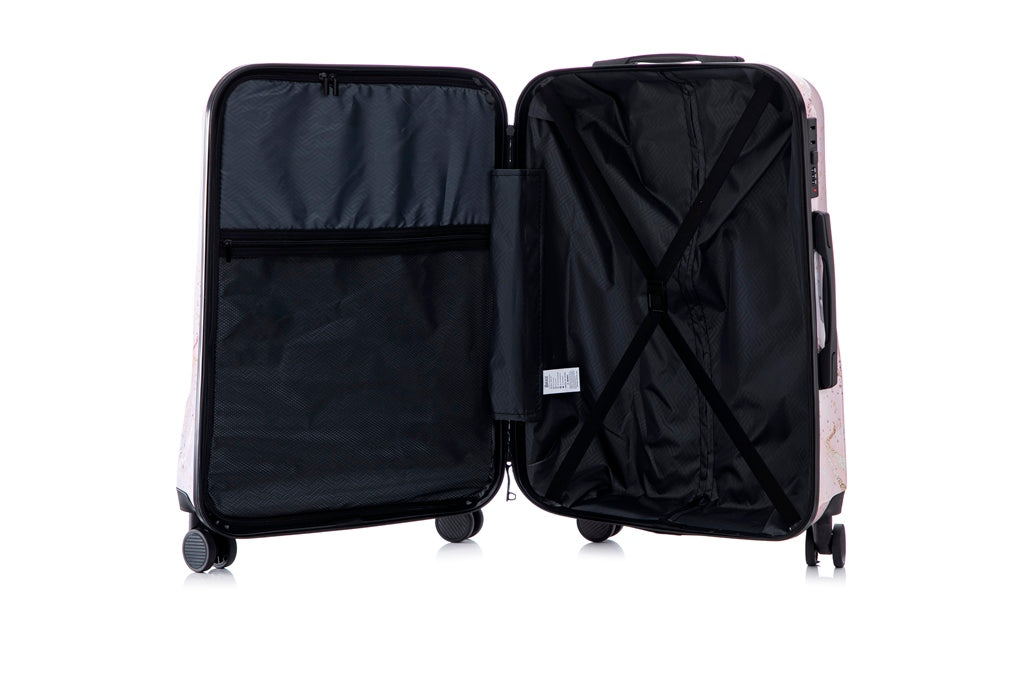 Mirage Graphic Hard Shell Lightweight 3-Piece Luggage Set - Stiles Supply Co.
