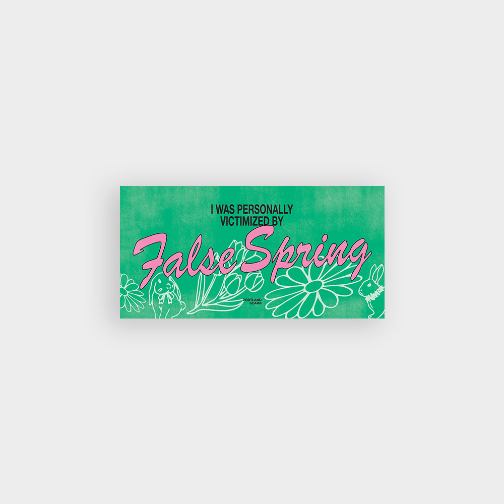 False Spring Sticker - Stiles Supply Co.