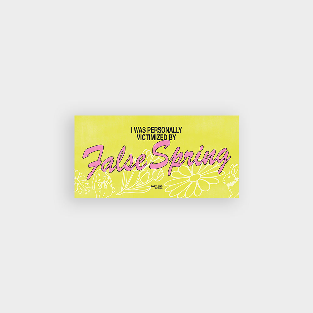 False Spring Sticker - Stiles Supply Co.