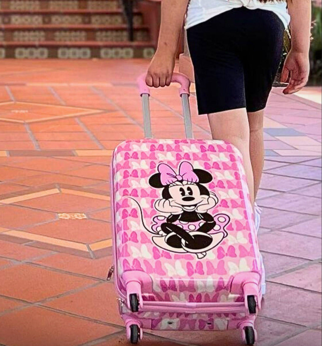 Disney Ful Minnie Mouse Bows Print Kids 20.5" luggage - Stiles Supply Co.