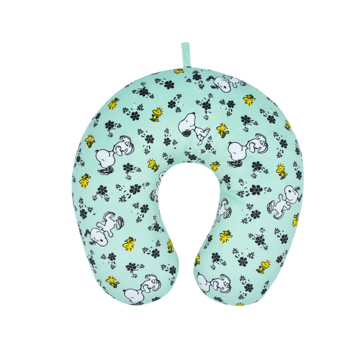Peanuts Snoopy & Woodstock Flowers Travel Neck Pillow - Stiles Supply Co.