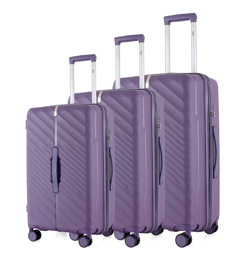 Mirage IZOD Gail Hard shell Expandable 3 Piece Luggage Set - Stiles Supply Co.