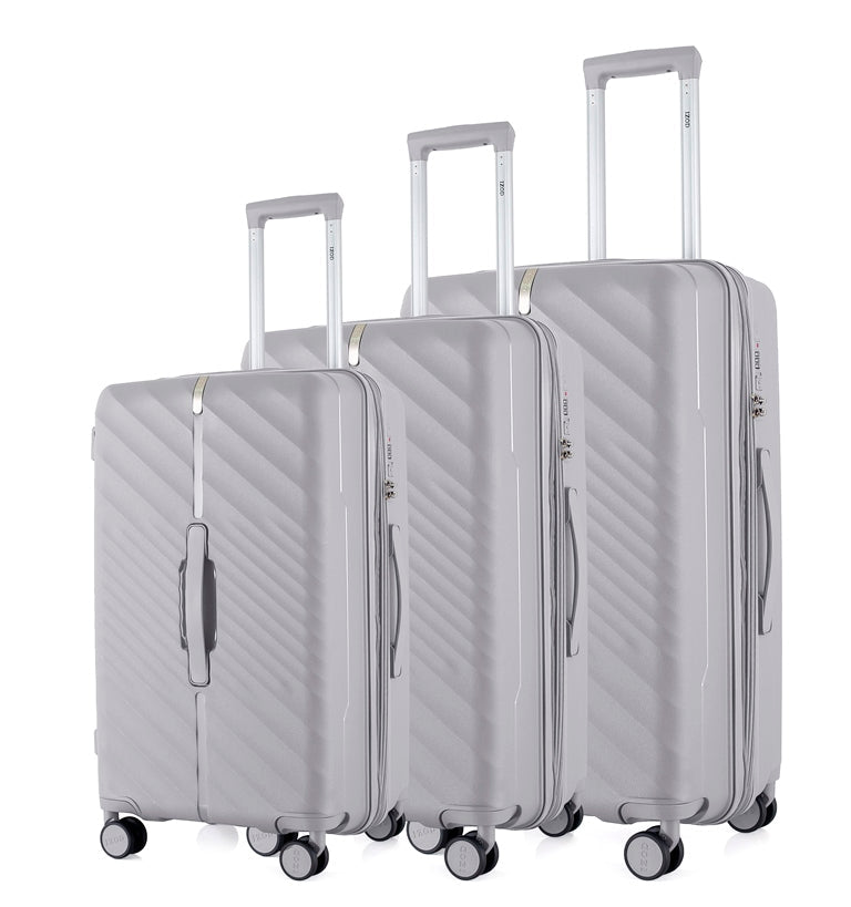 Mirage IZOD Gail Hard shell Expandable 3 Piece Luggage Set - Stiles Supply Co.