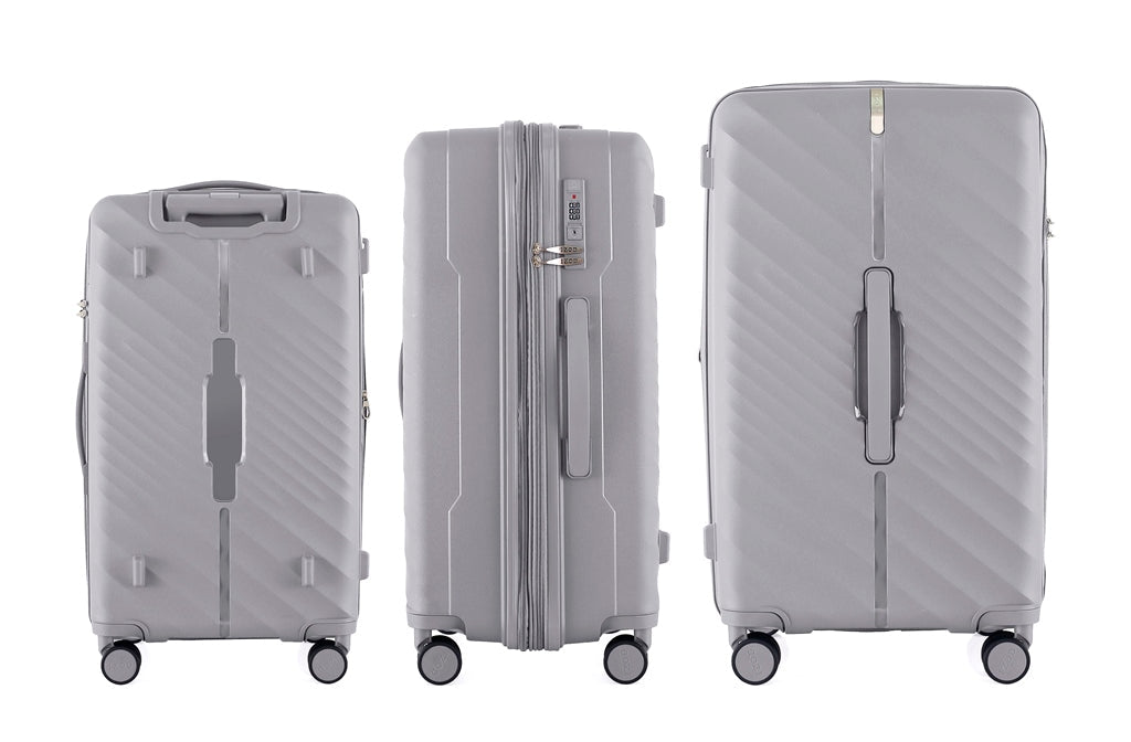 Mirage IZOD Gail Hard shell Expandable 3 Piece Luggage Set - Stiles Supply Co.