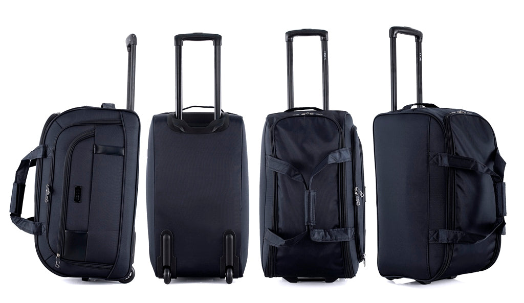 IZOD Gavin Soft shell Lightweight Duffel Rolling Bag 4 Piece Set - Stiles Supply Co.