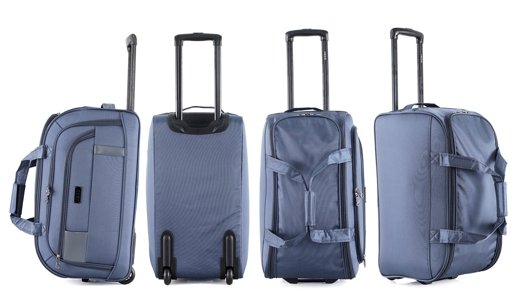 IZOD Gavin Soft shell Lightweight Duffel Rolling Bag 4 Piece Set - Stiles Supply Co.