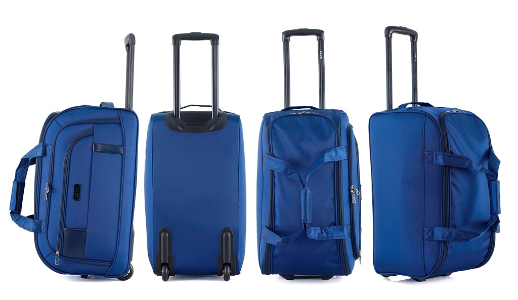 IZOD Gavin Soft shell Lightweight Duffel Rolling Bag 4 Piece Set - Stiles Supply Co.