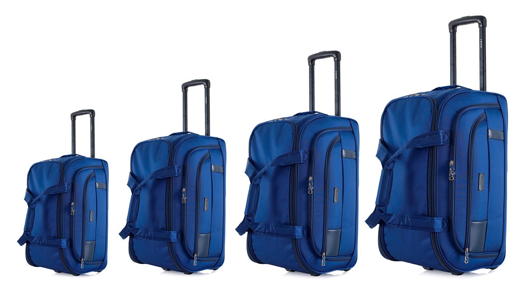 IZOD Gavin Soft shell Lightweight Duffel Rolling Bag 4 Piece Set - Stiles Supply Co.