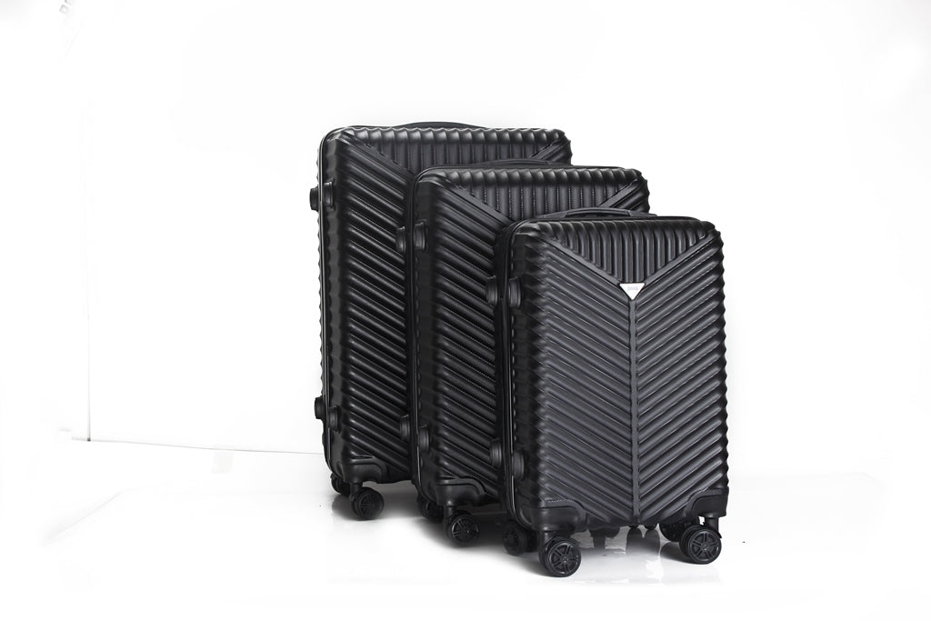Mirage Lan ABS Hard shell Lightweight 3 Piece Luggage Set - Stiles Supply Co.