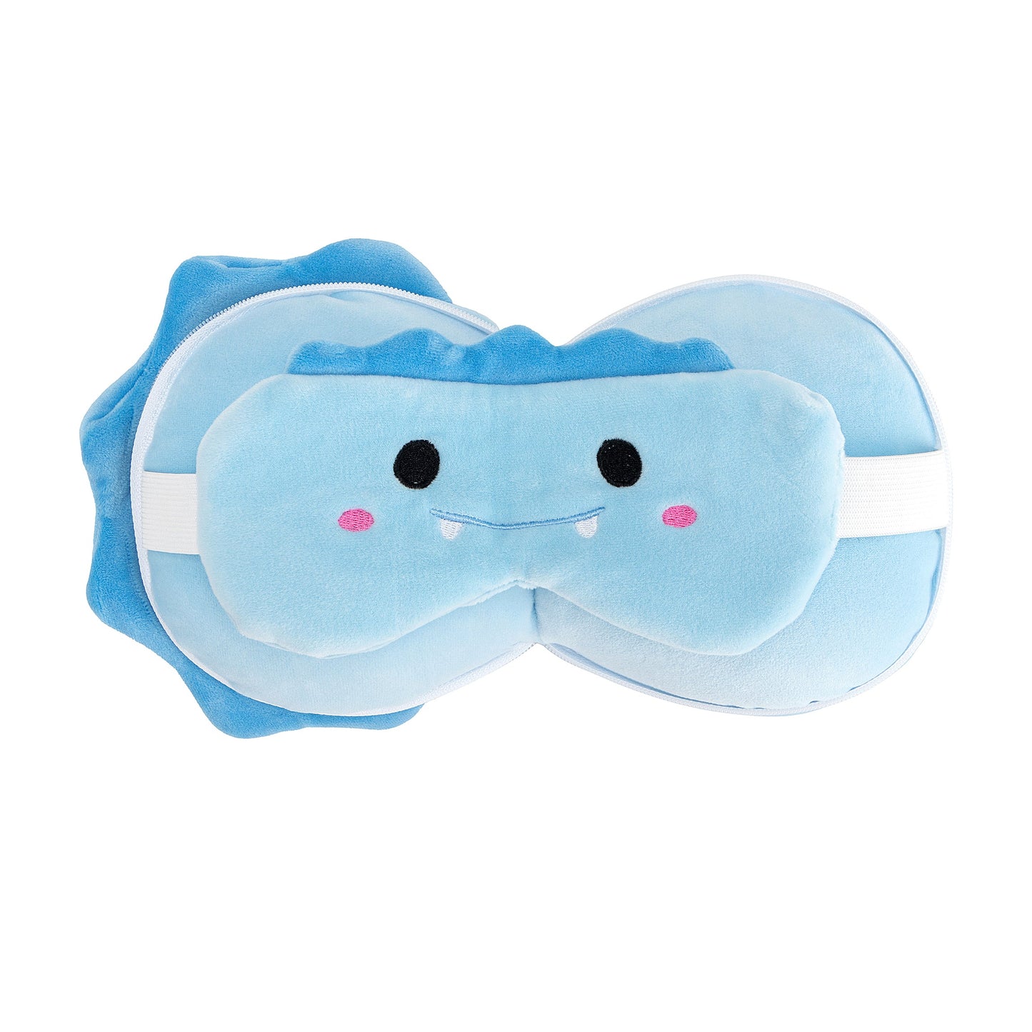 Mirage Kids 2-in-1 Travel Pillow and Eye Mask Animal Plush Soft Eye Mask Blindfold for Sleeping - Stiles Supply Co.