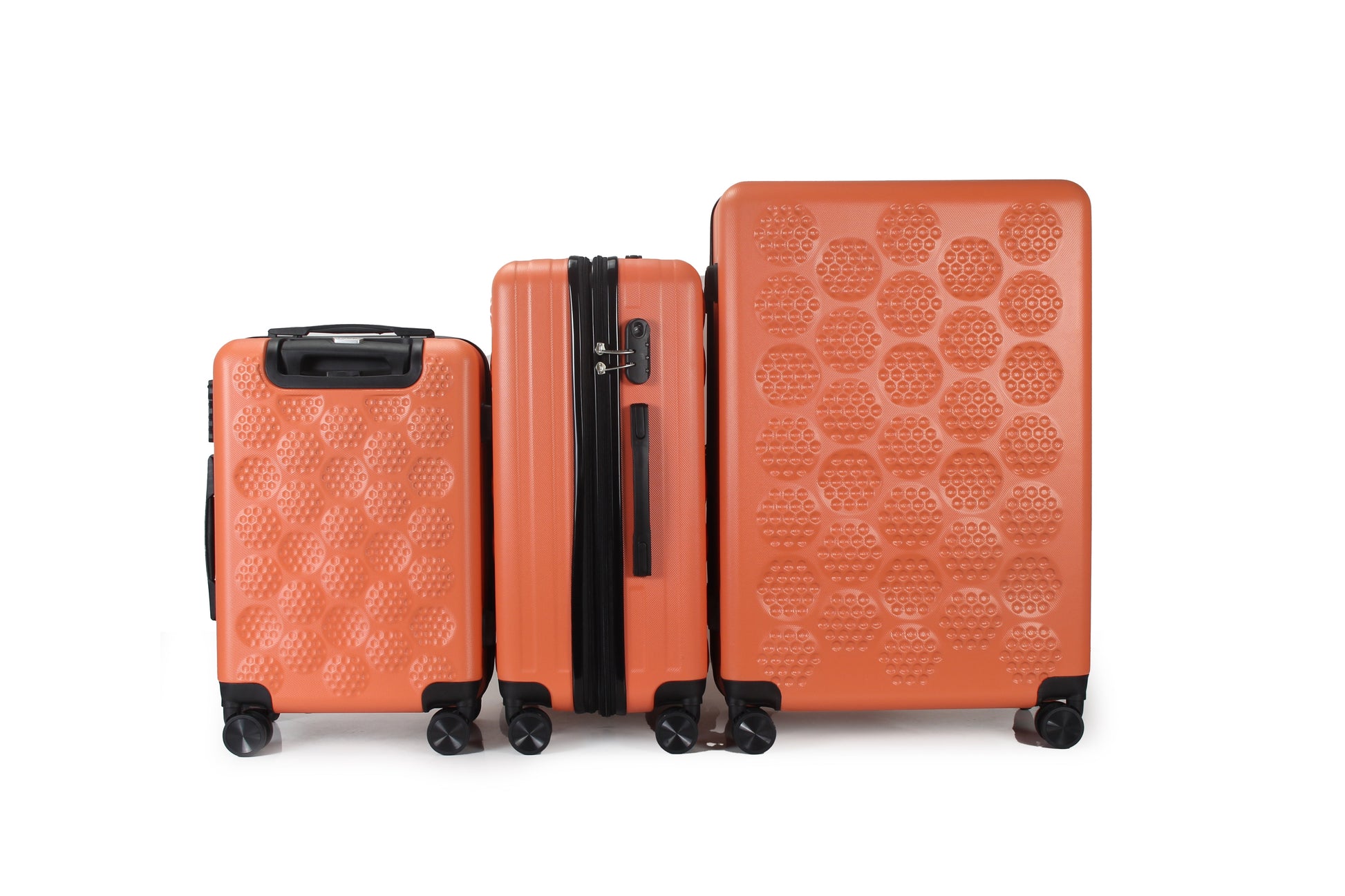 IZOD Golf Expandable Hard shell Lightweight 3 Piece Luggage Set - Stiles Supply Co.