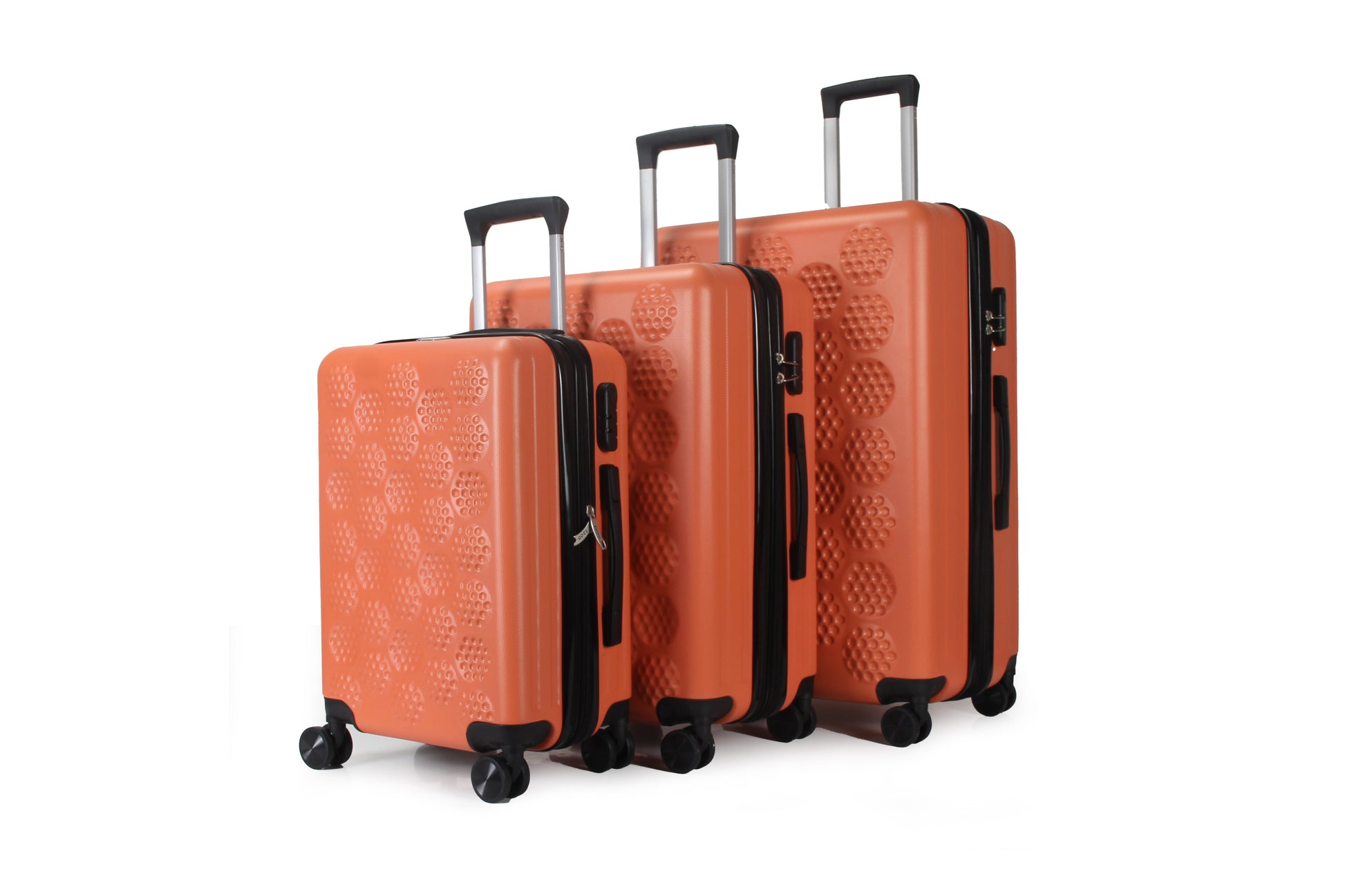 IZOD Golf Expandable Hard shell Lightweight 3 Piece Luggage Set - Stiles Supply Co.