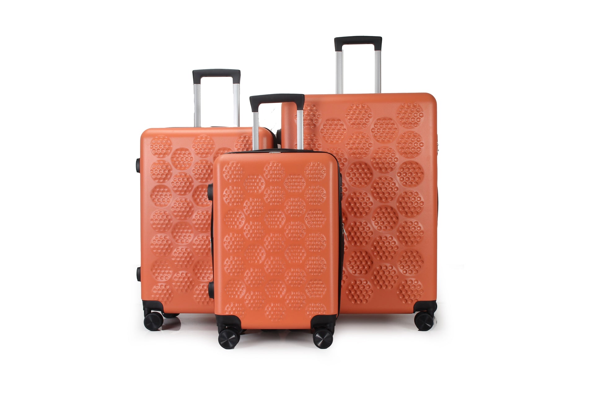 IZOD Golf Expandable Hard shell Lightweight 3 Piece Luggage Set - Stiles Supply Co.