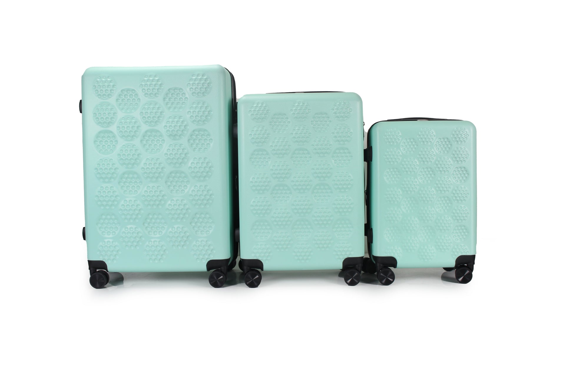 IZOD Golf Expandable Hard shell Lightweight 3 Piece Luggage Set - Stiles Supply Co.