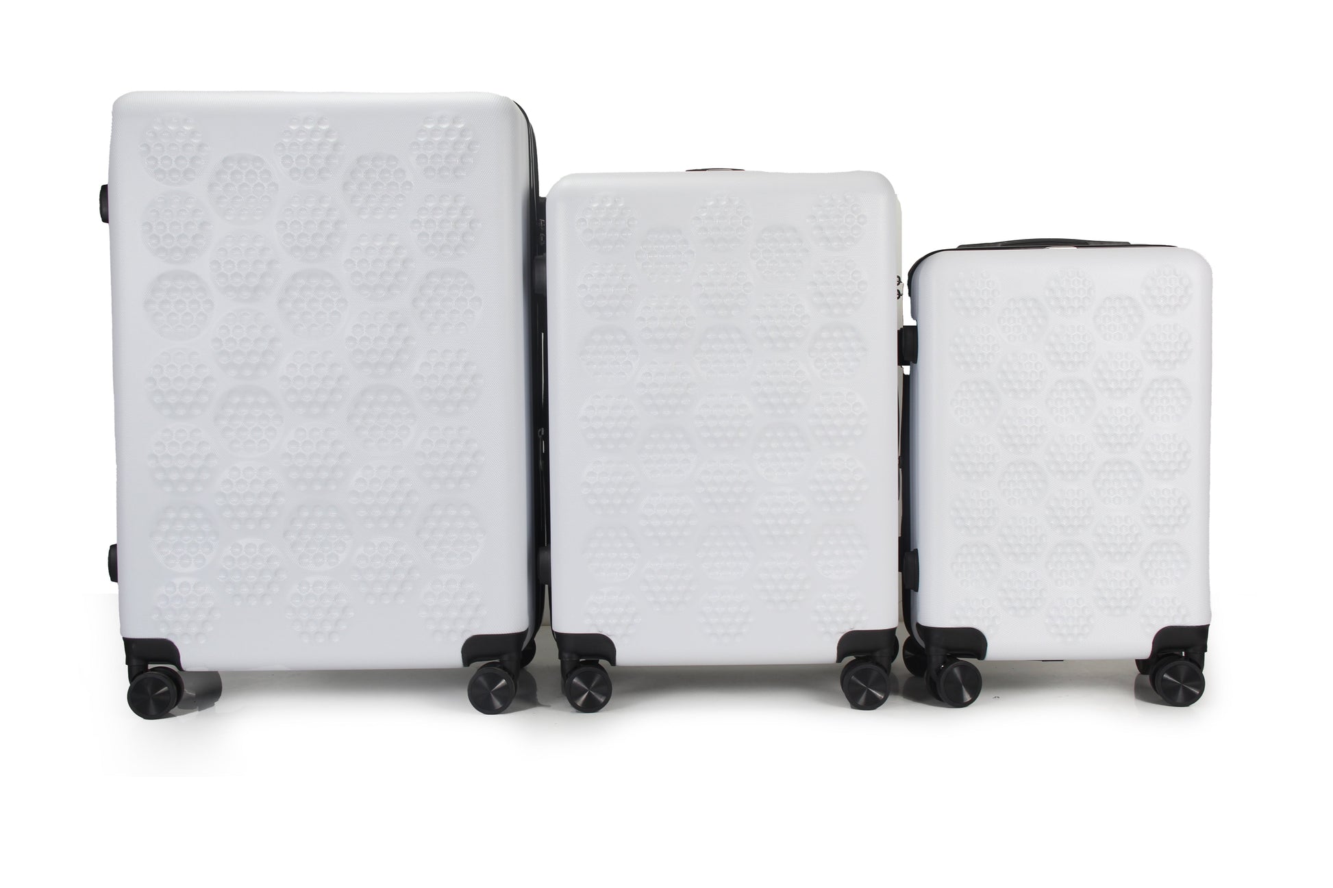 IZOD Golf Expandable Hard shell Lightweight 3 Piece Luggage Set - Stiles Supply Co.