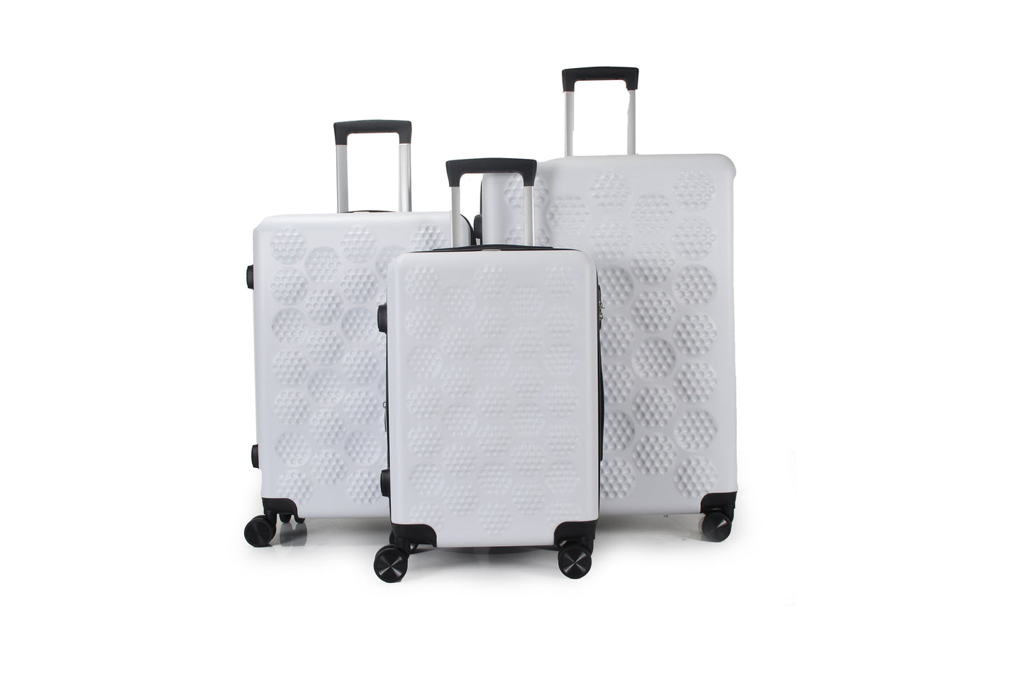 IZOD Golf Expandable Hard shell Lightweight 3 Piece Luggage Set - Stiles Supply Co.