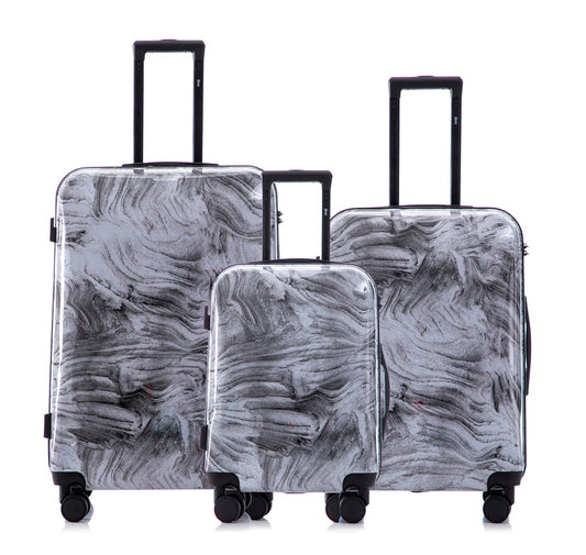 Mirage Granite ABS Hard Shell Lightweight 3-Piece Luggage Set - Stiles Supply Co.