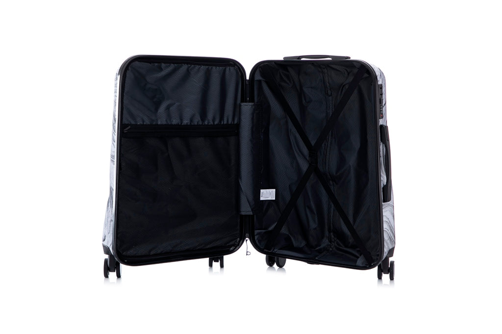 Mirage Graphic Hard Shell Lightweight 3-Piece Luggage Set - Stiles Supply Co.