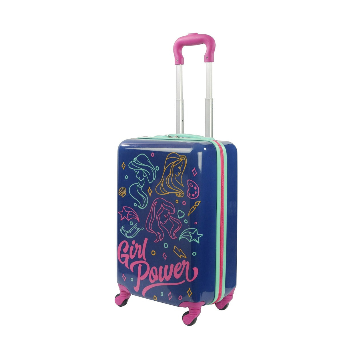 Disney Princess Girl Power Kids 21" Spinner Luggage - Stiles Supply Co.