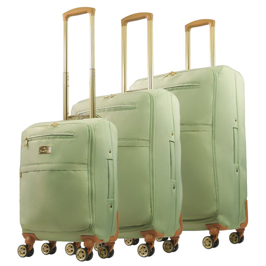 Tommy Bahama 3-Piece Green Soft-Sided Luggage Set - Stiles Supply Co.