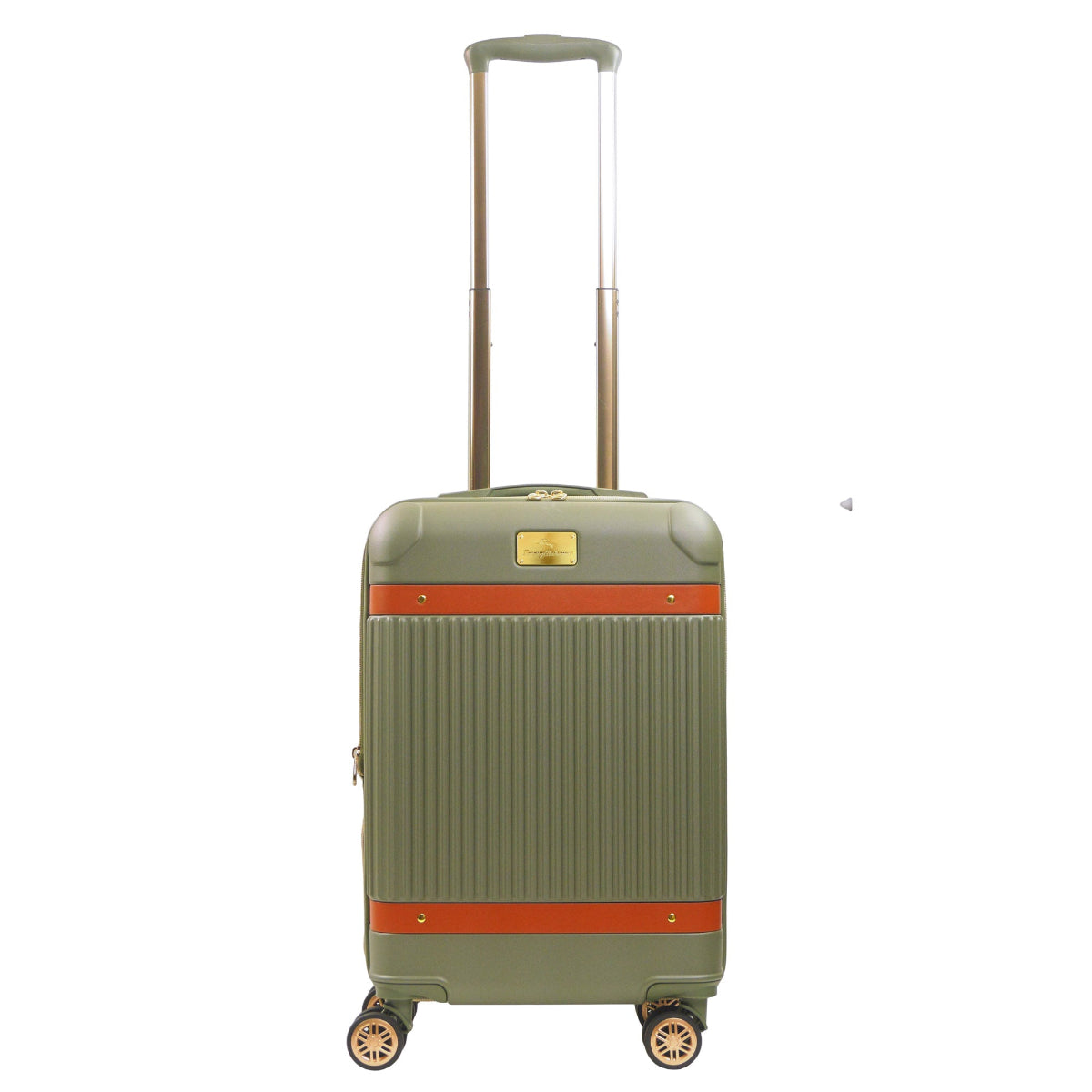 Tommy Bahama 22.5" Green Hardside Spinner with Stripes - Stiles Supply Co.