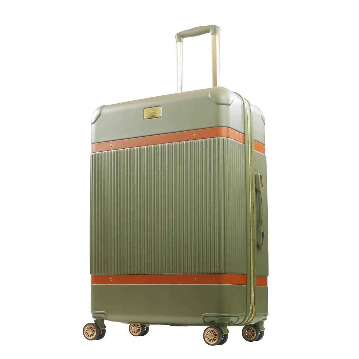 Tommy Bahama 30.5" Green Hardside Spinner with Stripes - Stiles Supply Co.