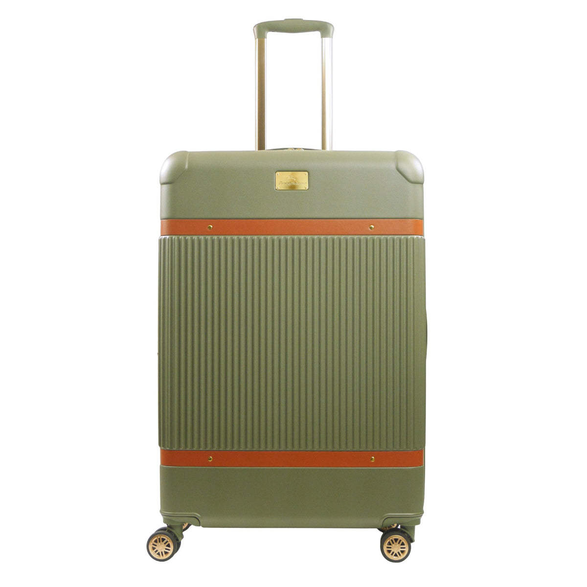 Tommy Bahama 30.5" Green Hardside Spinner with Stripes - Stiles Supply Co.