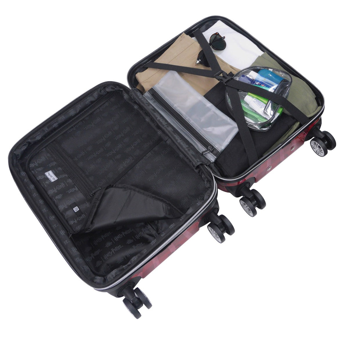 Harry Potter Gryffindor 22" Hardside Spinner Luggage, Red - Stiles Supply Co.