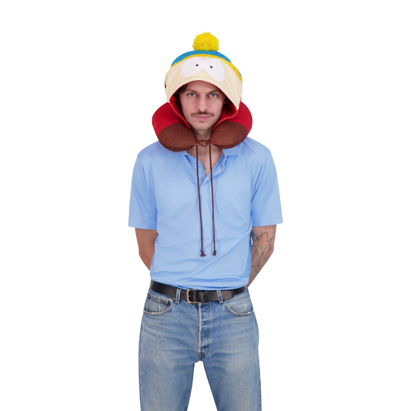 South Park Eric Cartman Hooded Travel Neck Pillow - Stiles Supply Co.