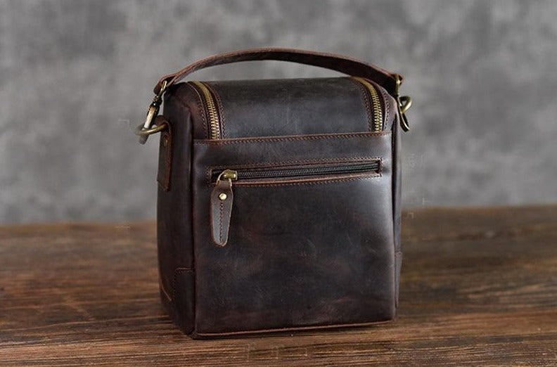 Steel Horse Leather The Calista Small Leather Camera Bag - Stiles Supply Co.