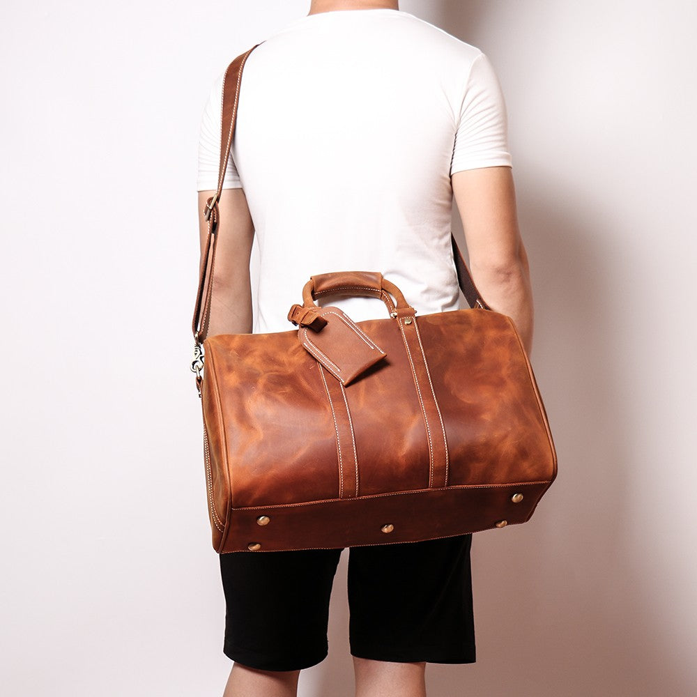Steel Horse Leather The Brandt Small Weekender - Stiles Supply Co.