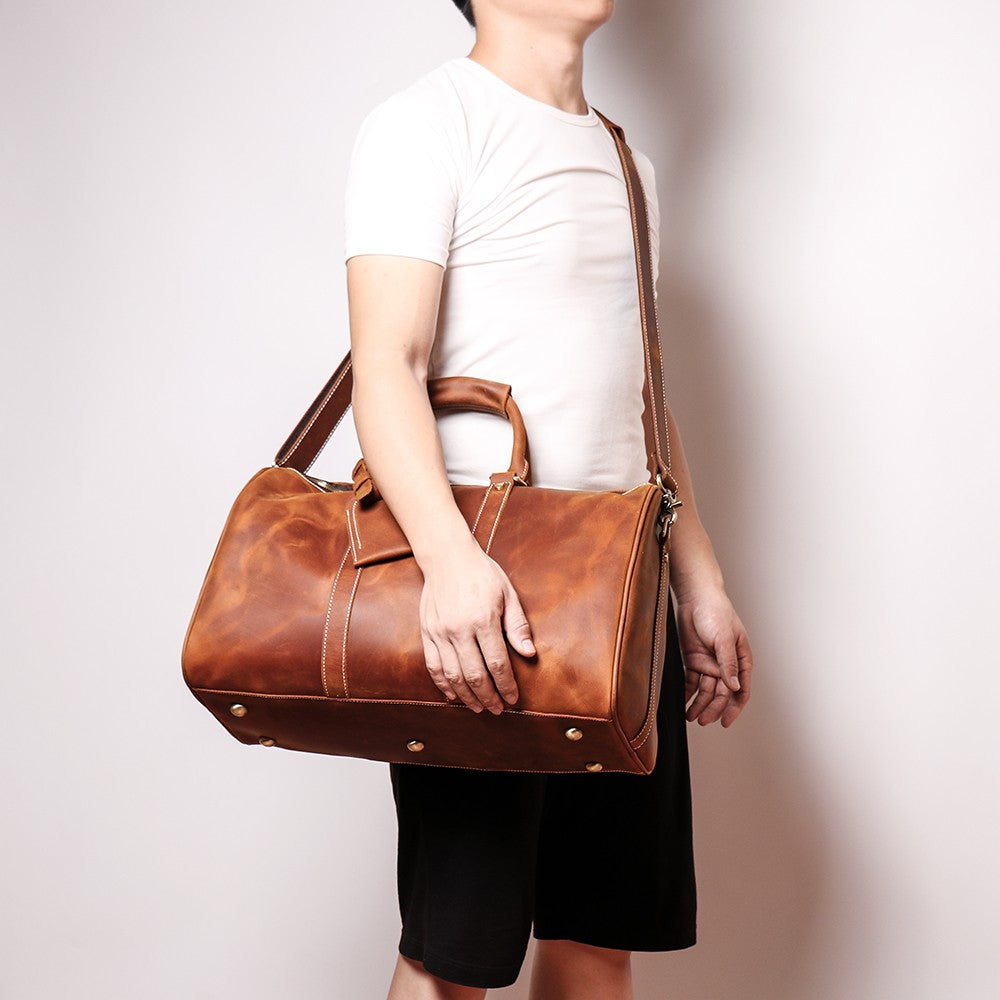 Steel Horse Leather The Brandt Small Weekender - Stiles Supply Co.