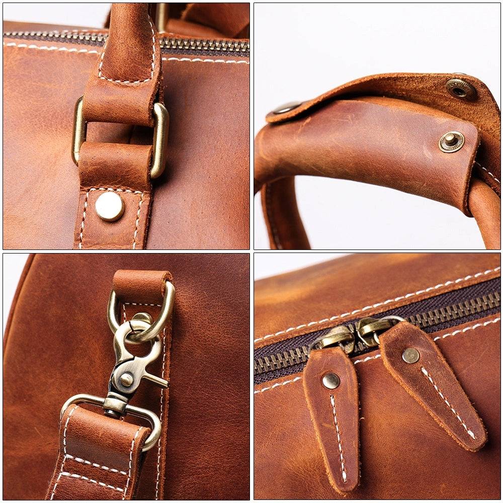 Steel Horse Leather The Brandt Small Weekender - Stiles Supply Co.